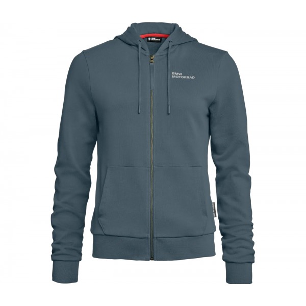 BMW Motorrad Zip Hoodie Make Life A Ride Γυναικείο Γκρι ΕΝΔΥΣΗ